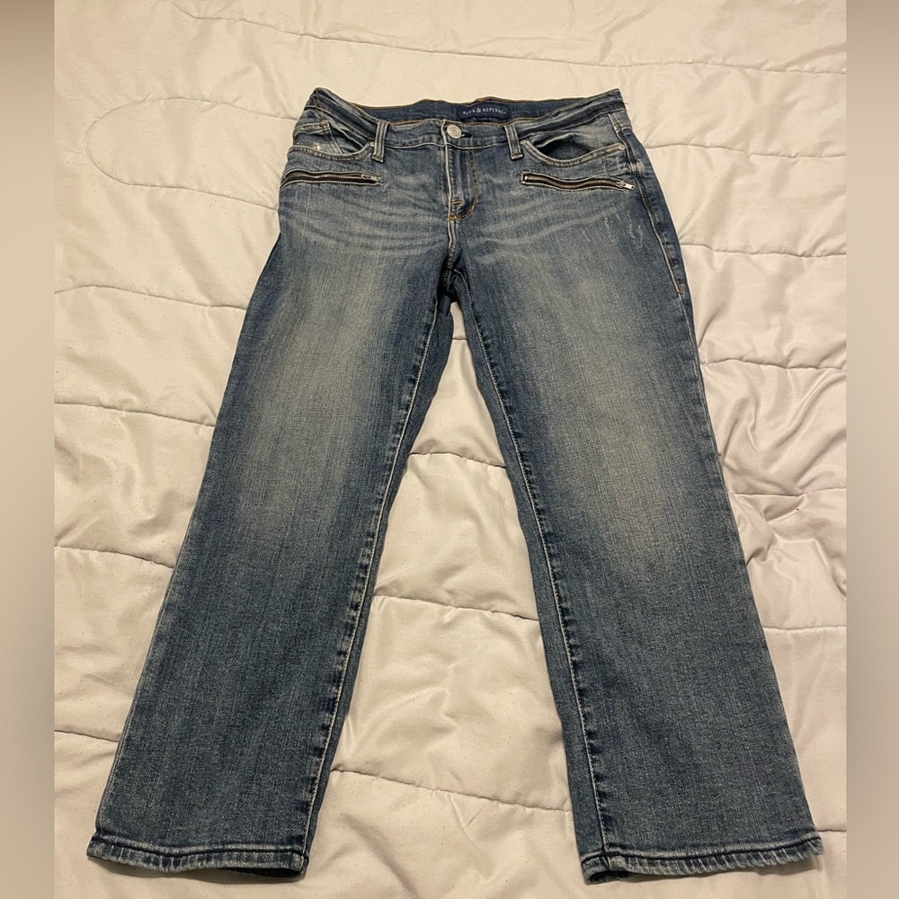 ROCK & REPUBLIC Women's Size 12 Kendall Blue Denim Jeans